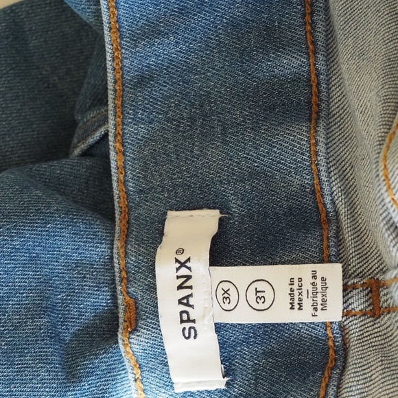 SPANX Cropped Wide Leg Pull on Jeans Plus Size 3X - Picture 5 of 8